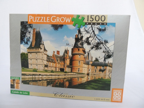 Quebra Cabeça - Castelo Do Loire - Grow - 1500 Peças